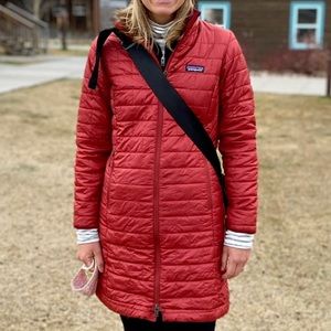 Patagonia Women’s Nanopuff Park - Size Small - Red